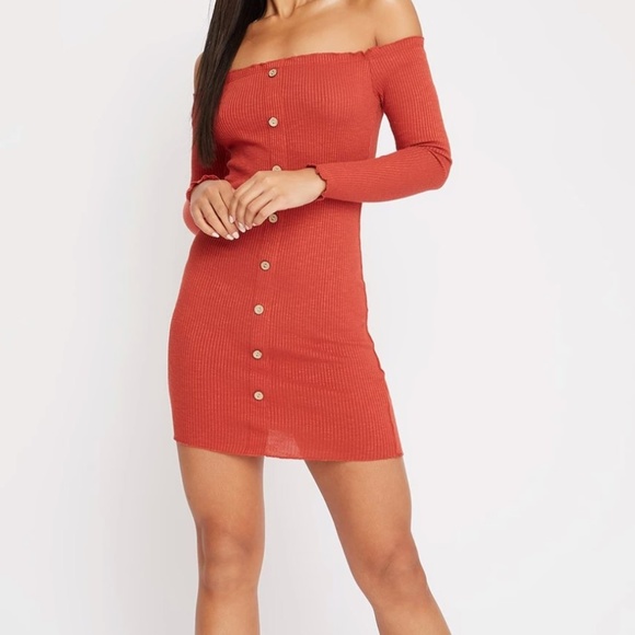 Off Shoulder Dress - Picture 1 of 3